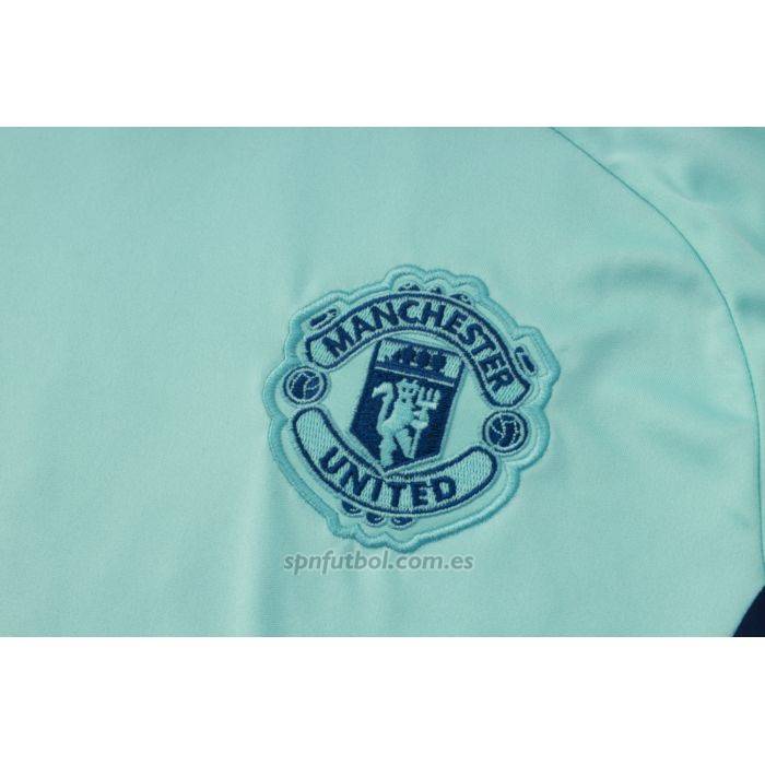 Chandal del Manchester United Manga Corta 2024-2025 Verde - Pantalon Corto